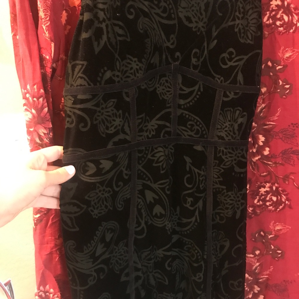 NWT Free People velvet burnout dress - Picture 5 of 5